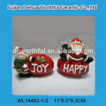 Personalized ceramic christmas party gifts with led light